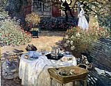 Monet The Luncheon by Claude Monet